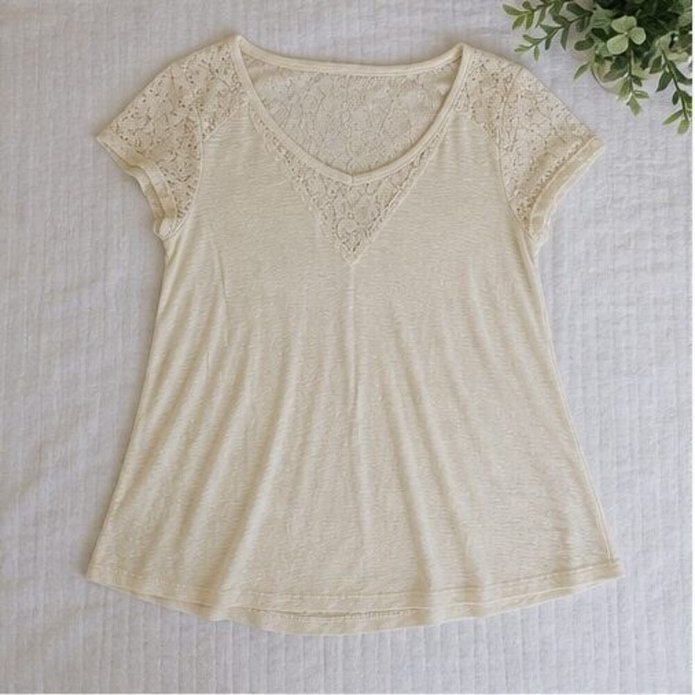 Cream Button Blouse